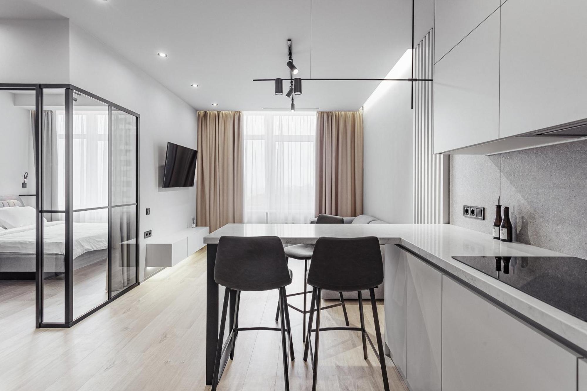 Sea & Sky Apartments أوديسا الغرفة الصورة